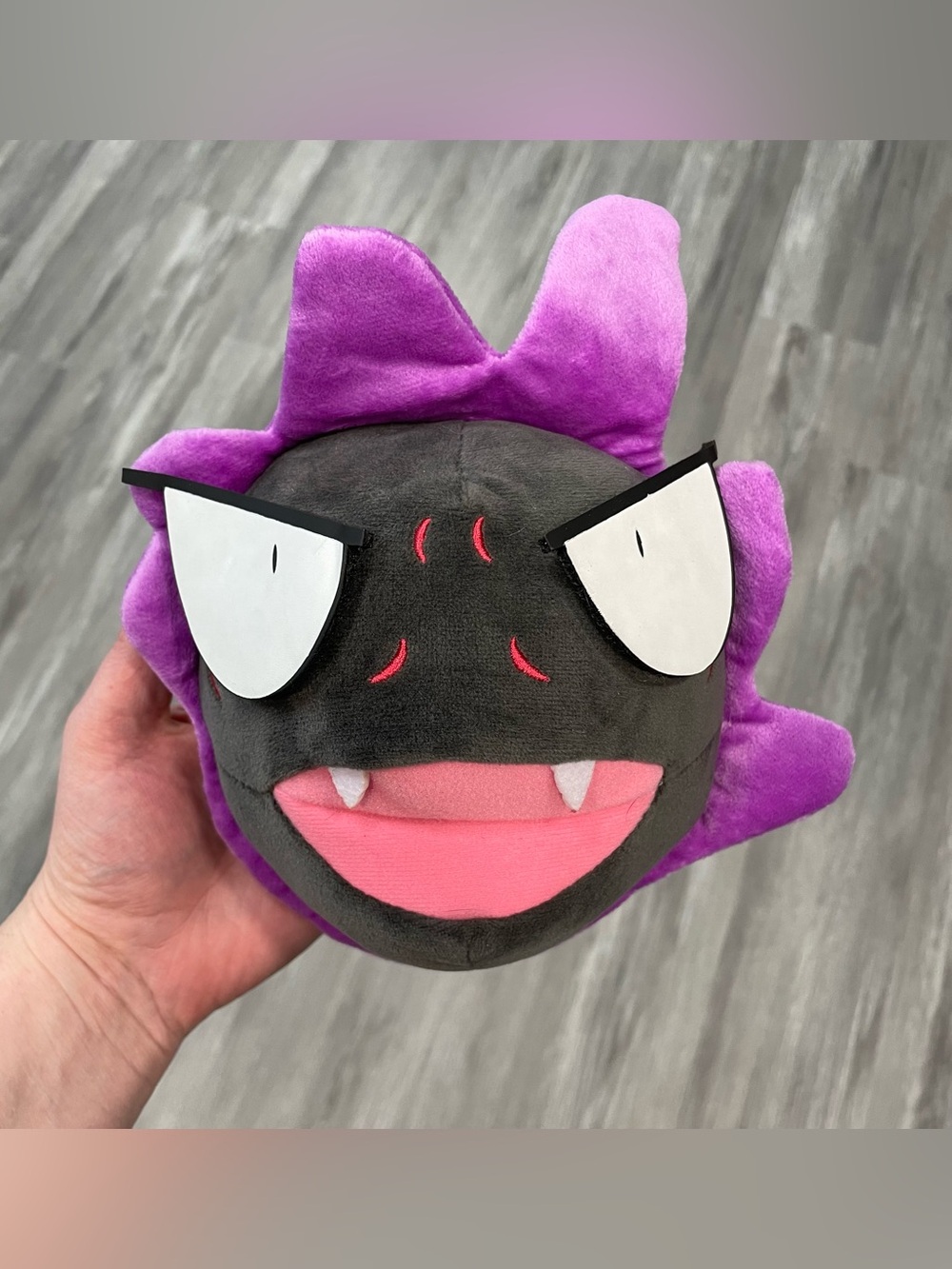 Gastly Pokémon Plush Hanging Plushie Purple Ghost Nintendo 8” Character Toy